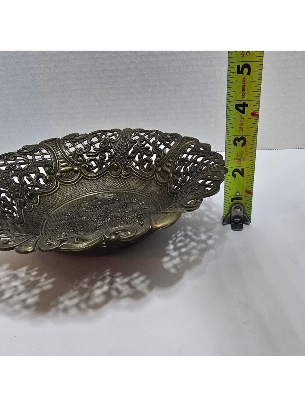 Elegant Brass Decorative Bowl - Picture 10 of 13